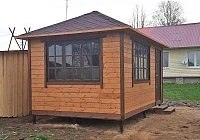 Закрытая беседка ДОМИК