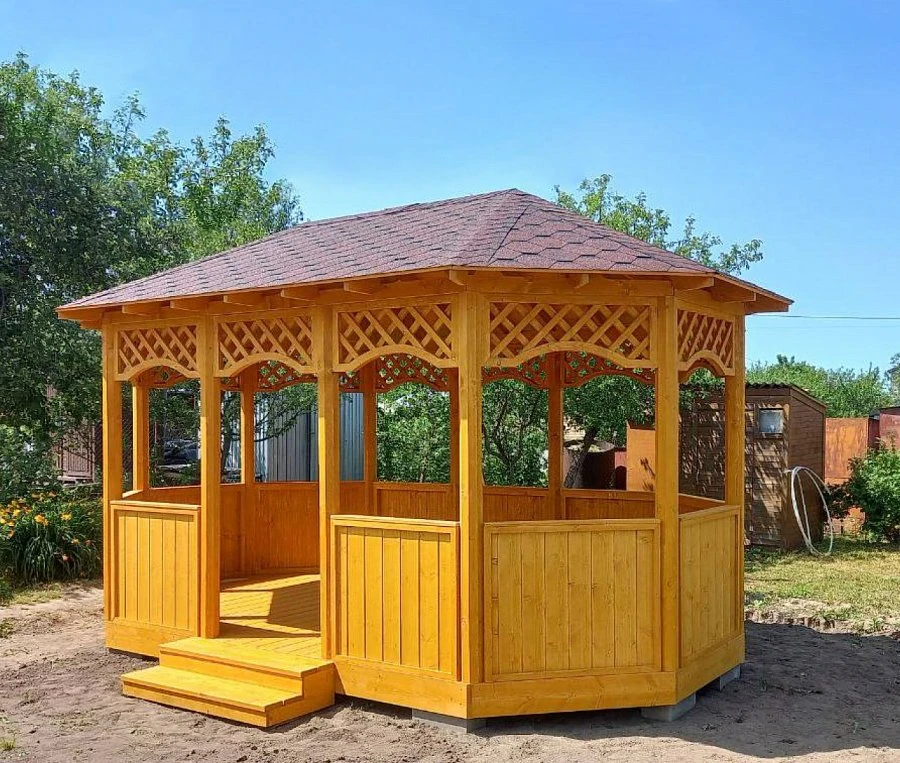 Овальная беседка ЗАКРЫТАЯ ЛИРА