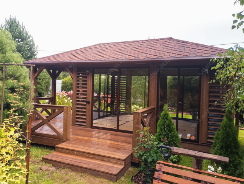 Застекленная беседка КАННА