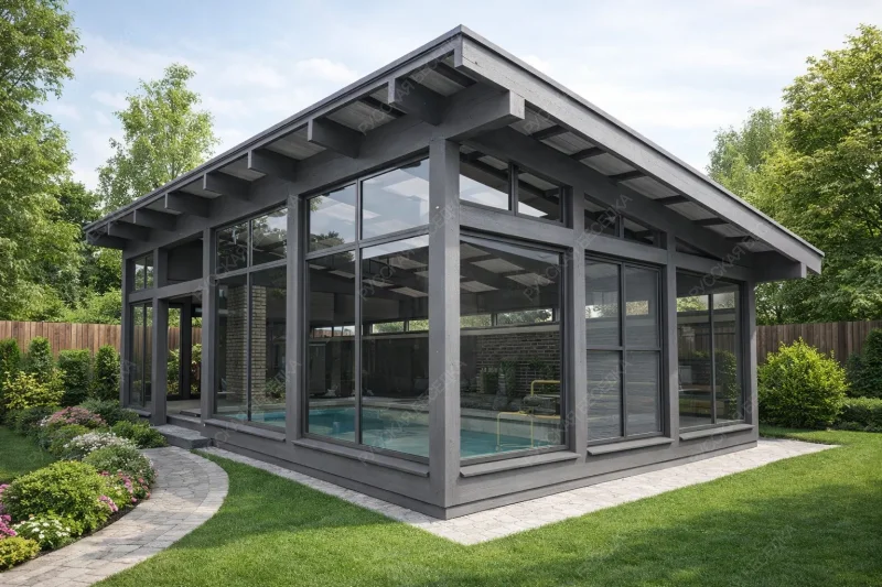 Современная беседка для бассейна Облако