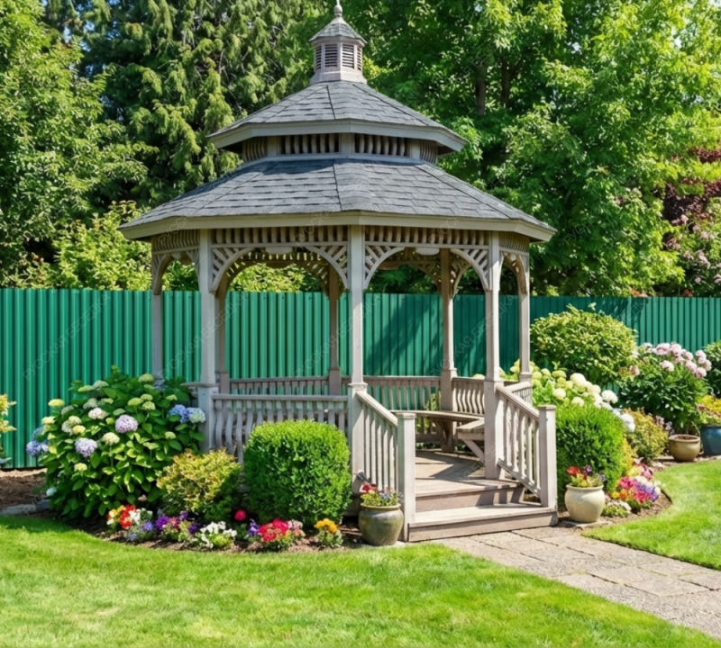 Восьмигранная беседка Изумительная