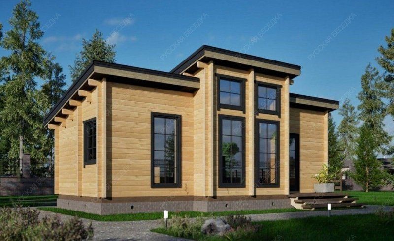 Гостевые дома из мини-бруса ДГ-40