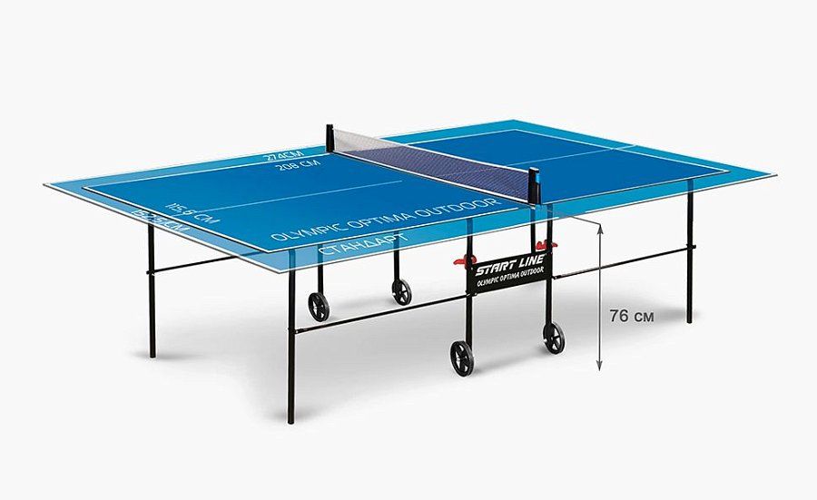 Теннисный стол Olympic Optima Всепогодный Синий