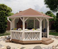 Восьмигранная беседка ЛАГРАС