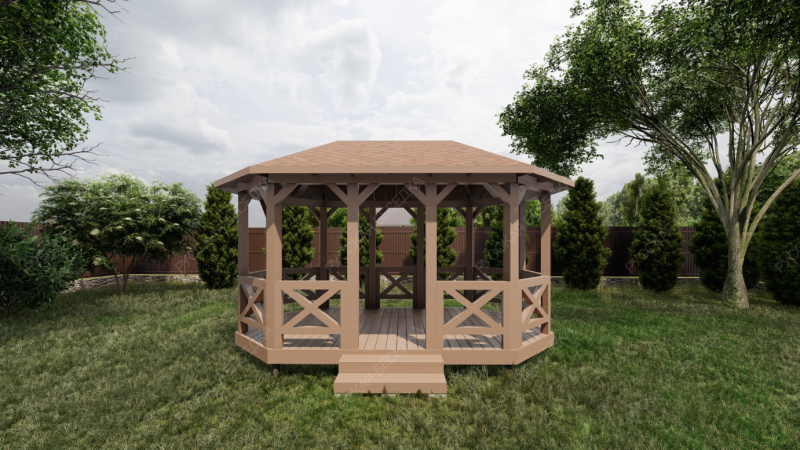 Овальная беседка ВЕЛЛА