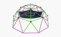 Игровой комплекс для детей Geometrium - паутинка для лазания + гамак + тент