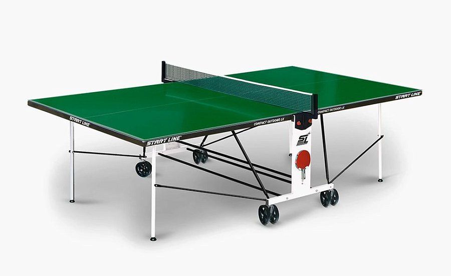Теннисный стол Compact-2 LX Всепогодный Зеленый