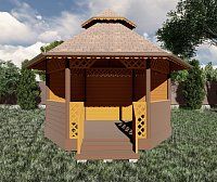 Шестигранная беседка КАНТИ