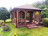 Застекленная беседка КАННА