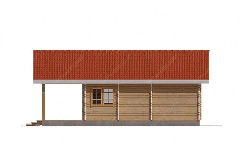 Гостевые дома из мини-бруса ДГ-09