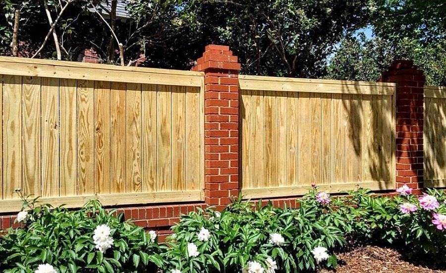 Забор №17 - сплошной вертикальный