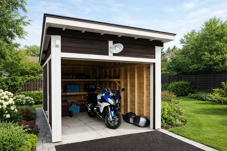 Гараж для мотоцикла Ветер