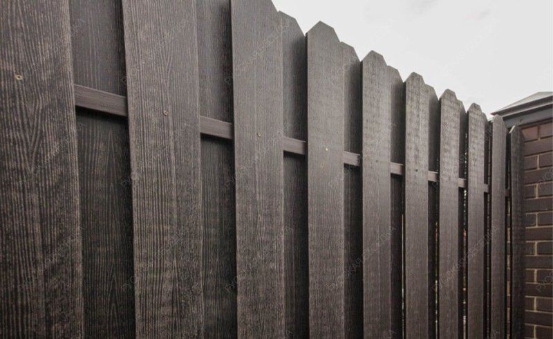 Забор №56 - широкий шахматный из ДПК