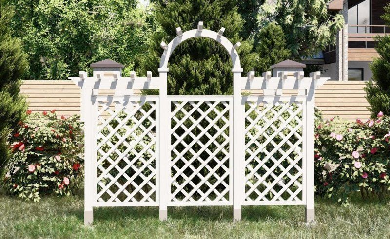 Деревянная шпалера Степановское