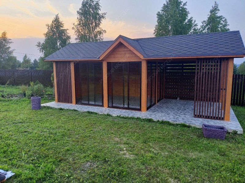 Закрытая беседка ШАЛЕ 2 Лайт